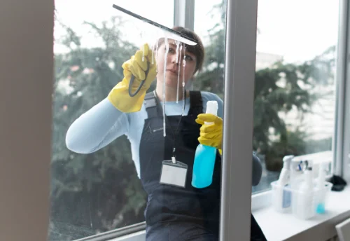 Nettoyage de vitres intérieures et extérieures à Montrollet